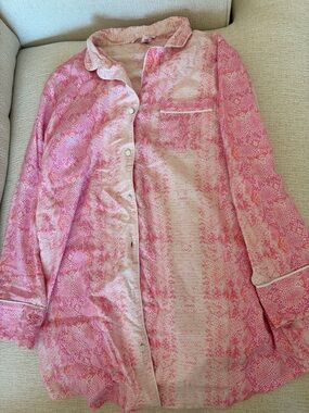 Victoria's Secret Pink Snake-Print Pajama Top